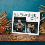 Plaque Photo  Best Dad Ever 2 Photos Modern Fathers Day Gifts<br><div class="desc">Give Dad a gift that speaks straight to the heart. This Modern Best Dad Ever plaque features a sleek, minimal design with bold typography and space for two meaningful photos - making it the perfect way to celebrate fatherhood and capture memories that last. Customize with your favorite father-child moments, travel...</div>