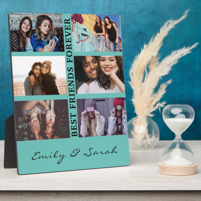 Plaque Photo Best Friend Forever Custom (Côté)