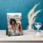 Plaque Photo Best Friends Forever White Script Typographie Phot<br><div class="desc">Plaque photo personnalisée pour un de vos meilleurs amis (ou vous-même !). Le modèle photo est configuré pour que vous puissiez ajouter votre photo - le format portrait sera plus facile à utiliser. La superposition de texte lit Best Friends Forever et est écrit en blanc manuscrit et en majuscules typographie....</div>