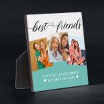 Plaque Photo Best Friends Love Cute Ado BFF Cadeaux Personnalis<br><div class="desc">Best Friends Love Cute Ado BFF Cadeaux Personnalisés</div>