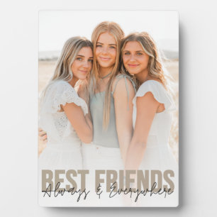 Plaque photo Best Friends Script Overlay