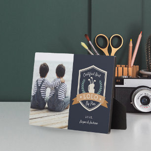 Plaque Photo Best Lolo Par Par   Golf Grand-père Photo