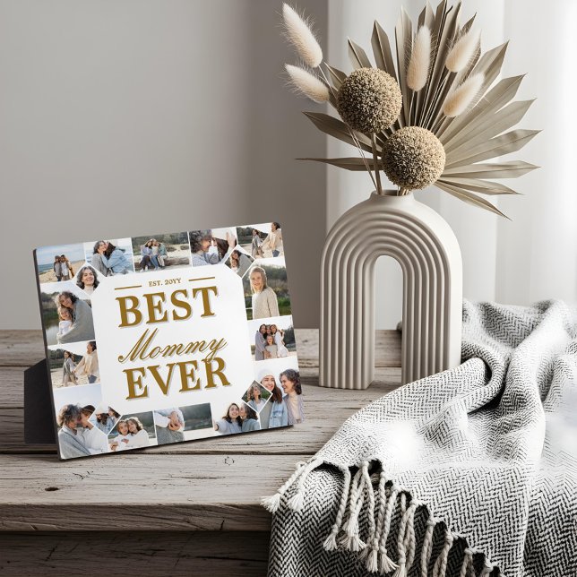 Plaque Photo Best Mommy Ever Father's Day Photo Frame Collage (Best Mommy Ever Father's Day Photo Frame Collage)