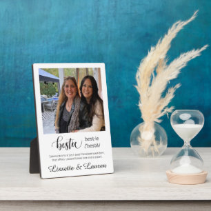 PLAQUE PHOTO BESTIE