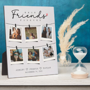 Plaque Photo Besties Meilleurs amis Cadeau personnalisé photo