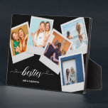 Plaque Photo Besties Photo Collage BFF Cute 4 Photo Cadeau<br><div class="desc">Besties Photo Collage BFF Cute 4 Photo Cadeau</div>