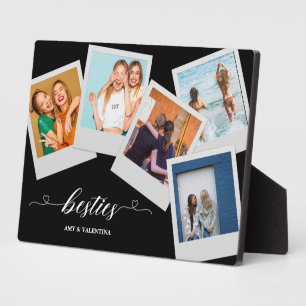 Plaque Photo Besties Photo Collage BFF Cute 4 Photo Cadeau
