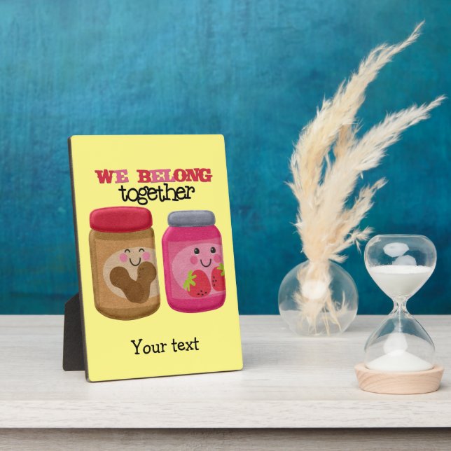 Plaque photo Beurre d'arachide et gelée (Côté)