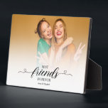 Plaque Photo BFF Cadeau photo Besties Best Friends Moderne tend<br><div class="desc">BFF Cadeau photo Besties Best Friends Moderne tendance</div>