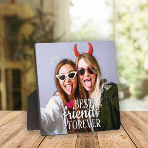 Plaque Photo BFF photo Meilleurs amis pour toujours moderne