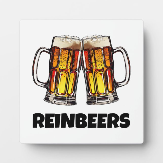 Plaque Photo Bière Noël Reinbeers (Devant)