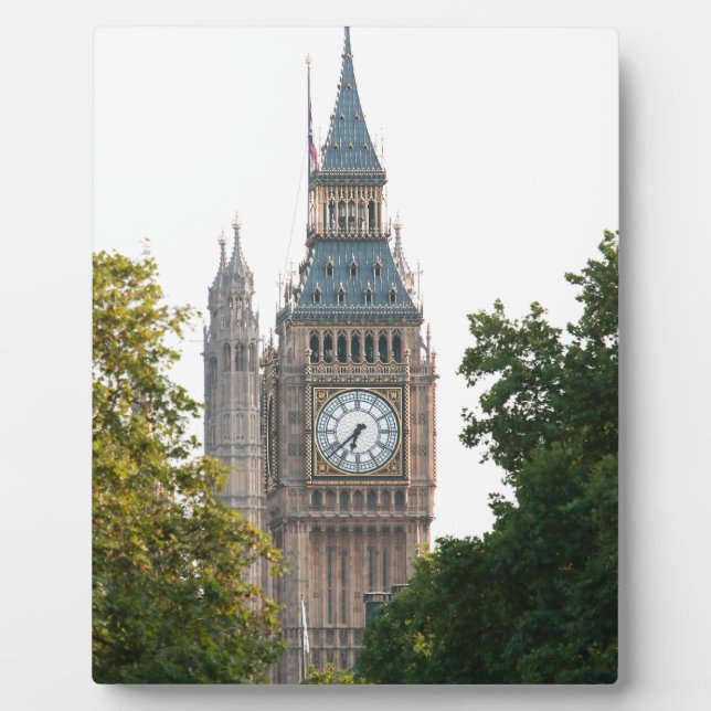 Plaque Photo Big Ben Londres Angleterre (Devant)