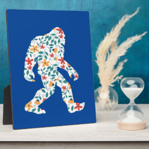 PLAQUE PHOTO BIGFOOT FLORAL