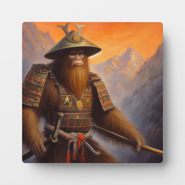 Plaque Photo Bigfoot Samurai (Devant)