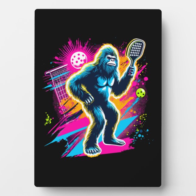 Plaque Photo Bigfoot Sasquatch 1980 (Devant)