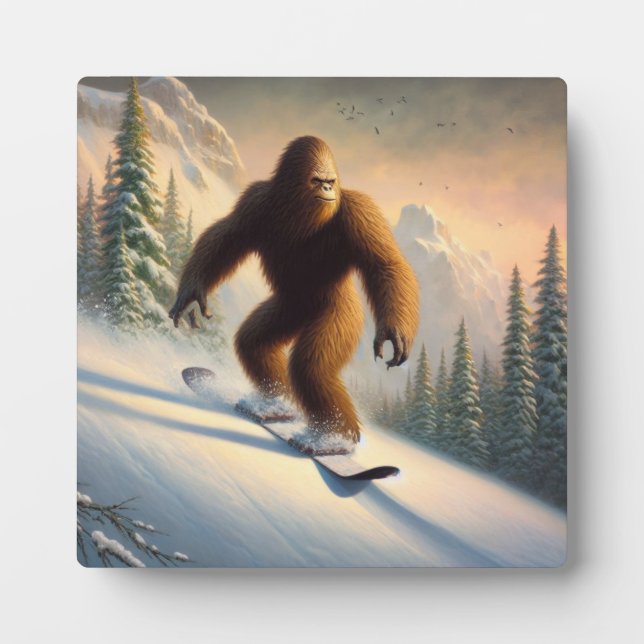 Plaque Photo Bigfoot Snowboard (Devant)