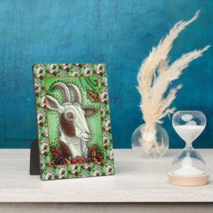 PLAQUE PHOTO BILLY CHÈQUE ET FEUILLES D'AUTOMNE, MERCI FERME