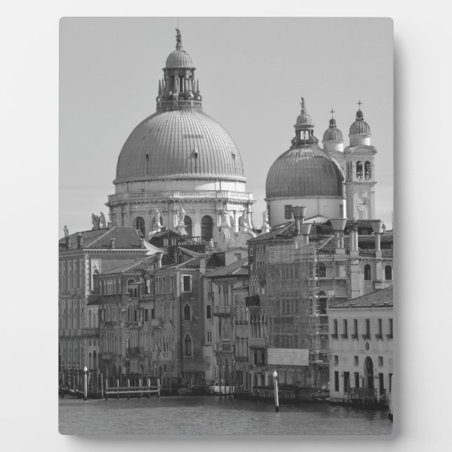Plaque Photo Black Blanc Grand Canal Venise Italie Voyage (Devant)