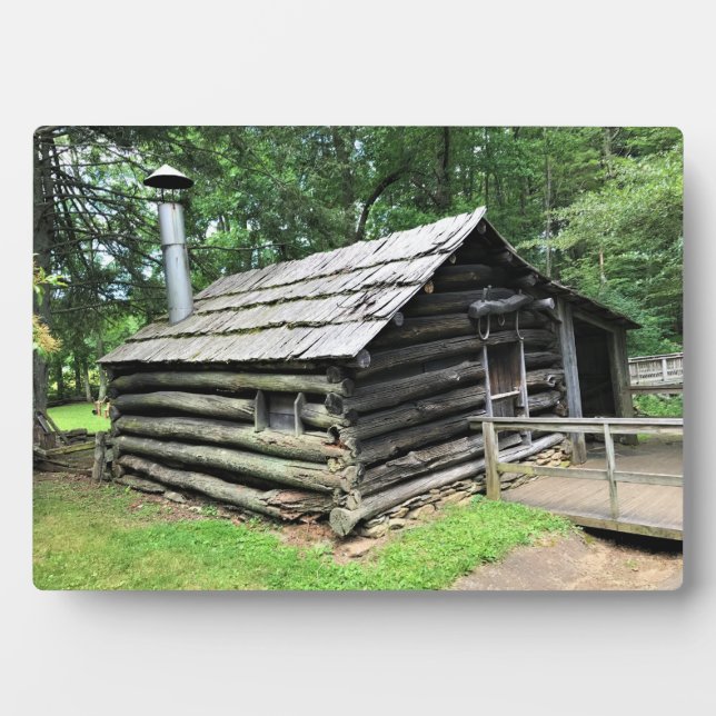 Plaque Photo Blacksmith Shop at Mabry Mill, Virginie (Devant)