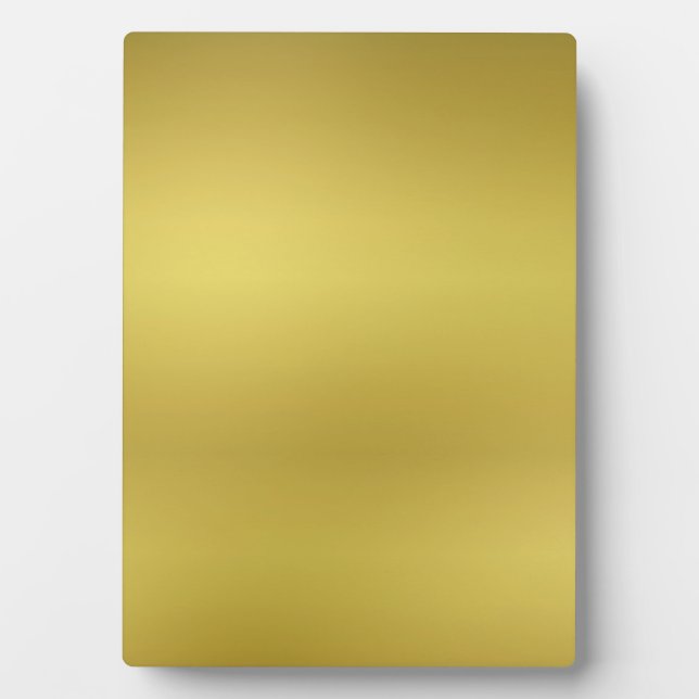 Plaque Photo Blank Gold Custom Background Template (Devant)