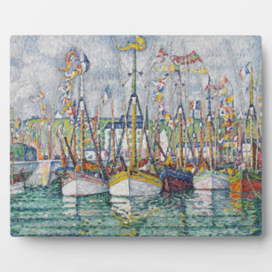 Plaque Photo Blessing of the Tuna Fleet at Groix, 1923