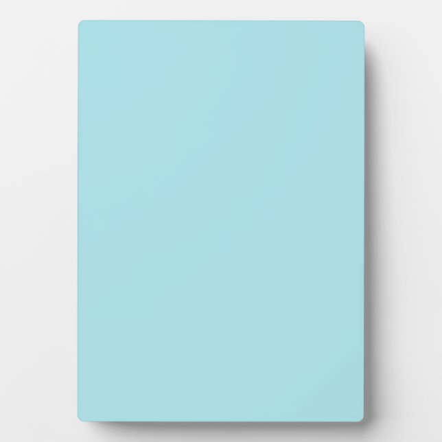 Plaque Photo Bleu Blizzard (couleur unie)   (Devant)