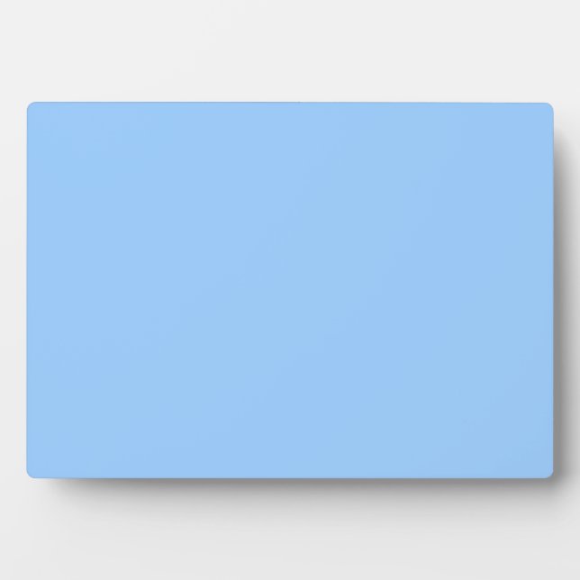 Plaque Photo Bleu clair (Devant)