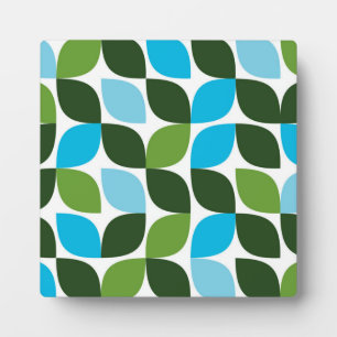 Plaque Photo Bleu, vert, cool, tendance, nature moderne abstrai