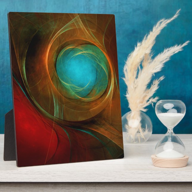 Plaque Photo Blue Eye Moderne Abstrait Art Cool Motif #16 (Côté)