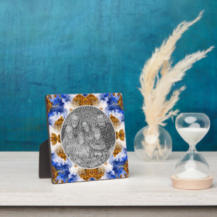 Plaque Photo Blue Sky Clouds Abstrait Ajouter Votre Photo