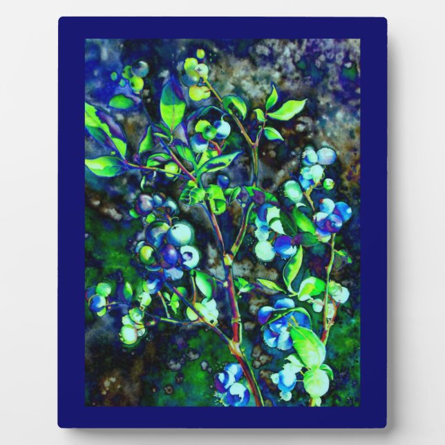 Plaque Photo Blueberges (Devant)