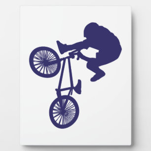 Plaque Photo BMX Biker