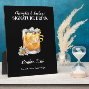 Plaque Photo Boisson Bourbon • PERSONNALISEZ cette Boisson Sign