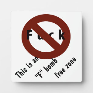 Plaque Photo Bombe "F"