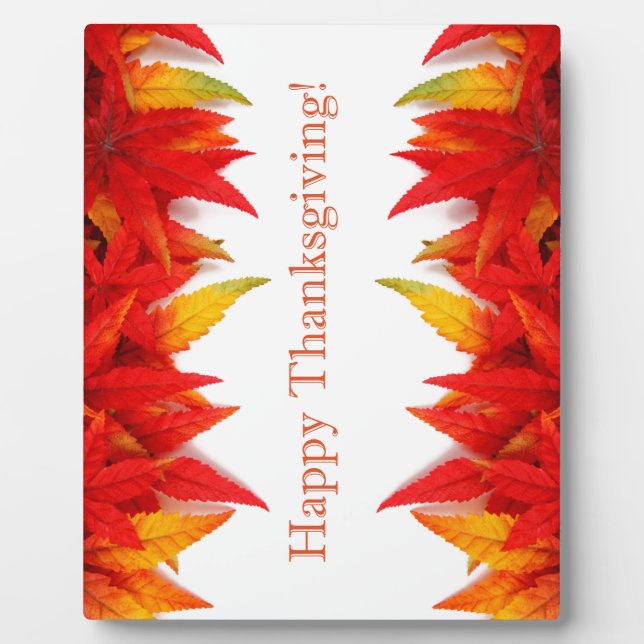 PLAQUE PHOTO BON THANKSGIVING ! (Devant)