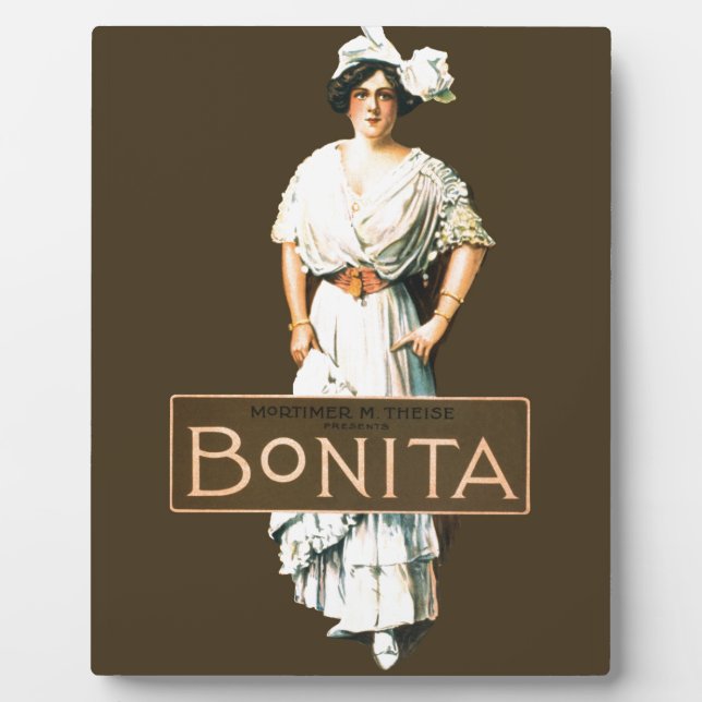 Plaque Photo bonita (Devant)