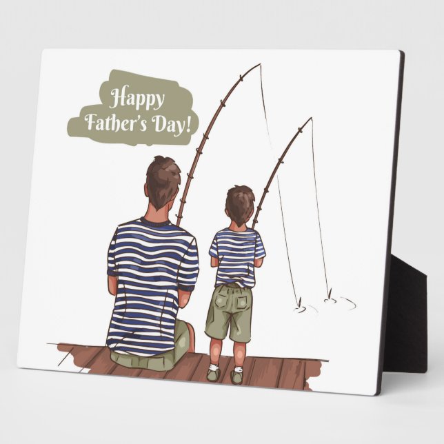 Plaque Photo Bonne Fête des pères (Côté)