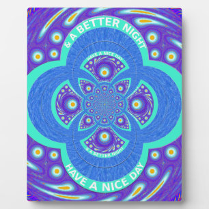 Plaque Photo Bonne journée