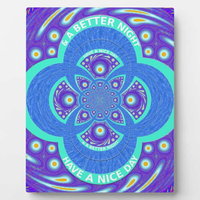 Plaque Photo Bonne journée (Devant)