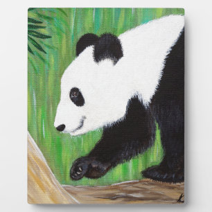 Plaque Photo Bonne peinture Panda
