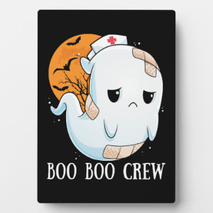 Plaque Photo Boo Boo Costume d'Halloween pour les infirmières R