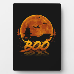 Plaque Photo Boo Carrier Aéronef Drôle Halloween Pour Les Milit