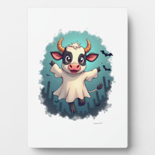 Plaque Photo Boo-levard Cow Ghost