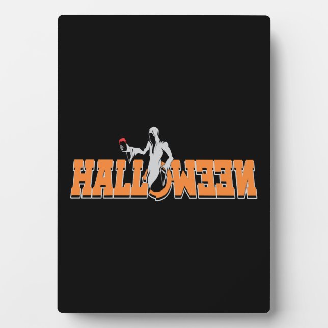 Plaque Photo boos halloween (Devant)