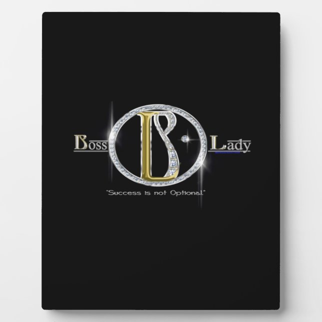 Plaque Photo Boss Lady Bling (Devant)