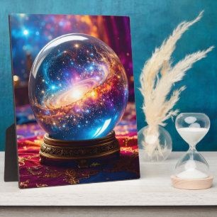 Plaque Photo Boule de Cristal - Je vois un événement cosmique d
