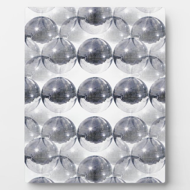 Plaque Photo boule disco (Devant)