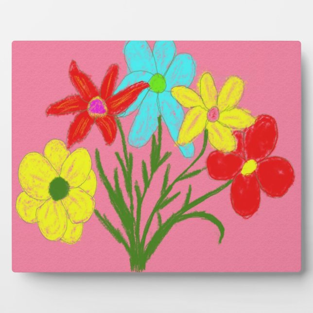 Plaque Photo Bouquet de printemps (Devant)