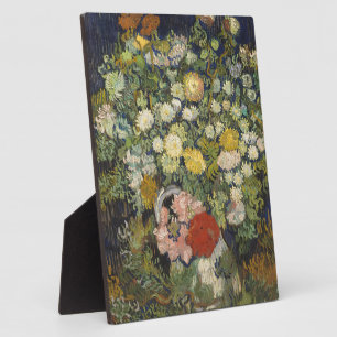 Plaque Photo Bouquet Floral Impressionniste Vintage Van Gogh