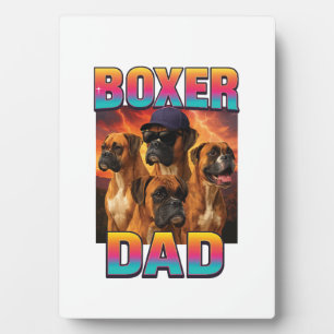 Plaque Photo Boxeur